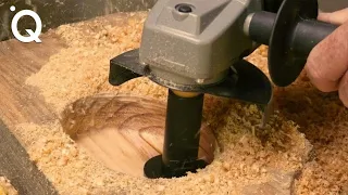 Most Satisfying Wood Carving Technics And Woodworking Tools ▶1