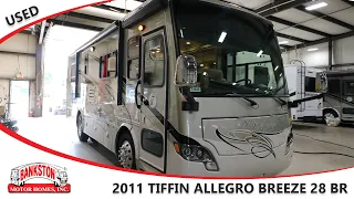 Used 2011 Tiffin Motorhomes Allegro Breeze 28 BR