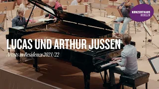 Arthur und Lucas Jussen  |  Backstage im Konzerthaus Berlin