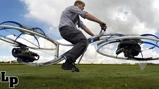 British Engineer Builds Homemade Hoverbike