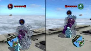 Lego Marvel Super Heroes Glitch: Fall off the Helicarrier