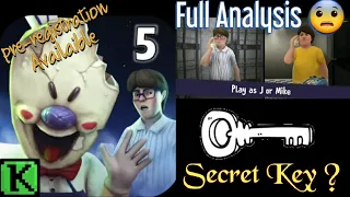 Ice Scream 5 Pre-Registration available | Full analysis of the game | Secret Key?Link in Description