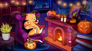 Halloween Lofi 🎃 Fall Chill - Chill beats to relax/study/work to