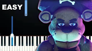 FNAF Looking for a Pirate Treasure (EASY Piano Tutorial)