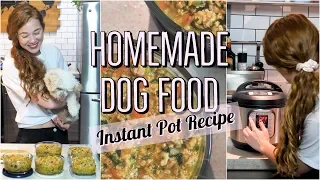 HOMEMADE + HEALTHY DOG FOOD RECIPE- USING THE INSTANT POT| COOKING FOR YOUR DOG 2🐶