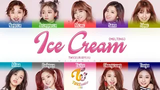 TWICE (트와이스) "Ice Cream (녹아요)" (Color Coded Lyrics)