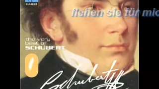 Schubert - Standchen (Baritone & Piano, with lyrics)