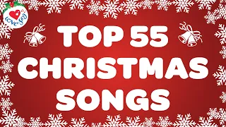 Top 55 Christmas Songs and Carols with Lyrics 🎅 Merry Christmas 2024