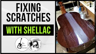 Fixing Scratches with Shellac - IanHatesGuitars