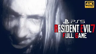 [4K UHD] Resident Evil 7 - FULL GAME - PS5 RAY TRACING (UPGRADE) 4K HDR 60FPS Full Gameplay