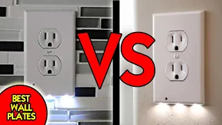 BEST WALL PLATES | SnapPower Guidelight VS Transacore Guidelight LED Outlet NightLight Comparison