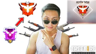 TRẬN CUỐI CÙNG LÊN RANK HUYỀN THOẠI TỬ CHIẾN TRONG FREE FIRE | Thử Thách SlenderMan