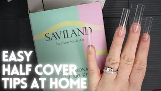 HOW TO APPLY HALF COVER TIPS AT HOME WITH THIS ALL IN ONE KIT