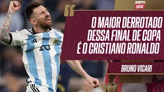 "O MAIOR DERROTADO DESSA FINAL É O CRISTIANO RONALDO. MESSI É MAIOR, ACABOU A DISCUSSÃO" | F90