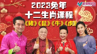 【李居明2023兔年十二生肖運程】豬、鼠、牛、虎篇丨屬豬今年易升官 搵到另一半？食堅果可催旺桃花？食南瓜榴蓮有助財運！丨開心大派對之家燕大師行運show