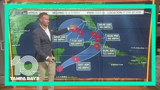 Tropical Depression Eta forecast to restrengthen today