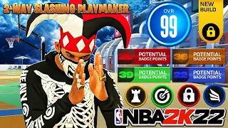 NEW 2-WAY SLASHING PLAYMAKER DEMIGOD BUILD on NBA 2K22! THIS BUILD IS OVERPOWERED CAN DO EVERYTHING!