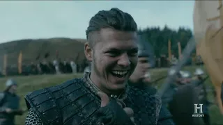 Ivar the Boneless against the arrow's and Bjorn's retreat