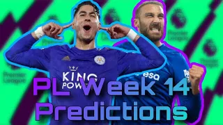 Premier League Week 14 Predictions