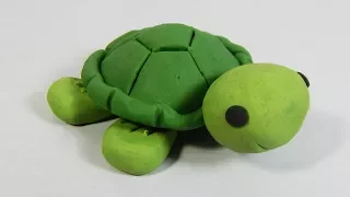 How to Make a Turtle out of Modeling Clay in a Few Steps