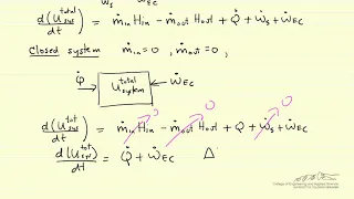 Introduction to First Law: Open Systems