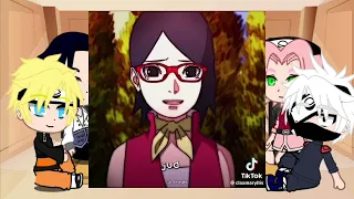 Team 7 Naruto react Team 7 Boruto