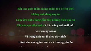 ♩♬♪ KARAOKE ♪♬♩ | Dành Cho Em ❋ Hoàng Tôn | Beat Chuẩn