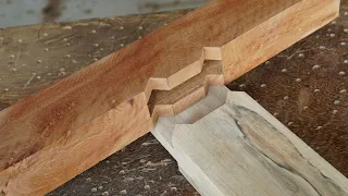 Amazing Hand Cutting Mitered Dovetails , Awesome Traditional Woodworking Joints Skills