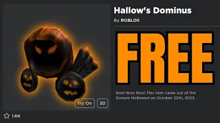 HOW TO GET THE NEW *FREE* ROBLOX DOMINUS!?😱 (MUST WATCH)