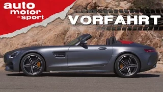 Mercedes-AMG GT C Roadster: Dach runter, Sound rauf - Vorfahrt | auto motor und sport