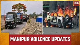 Watch Ground Report Manipur's Imphal, Central Security Deploying 12 Companies | Manipur violence