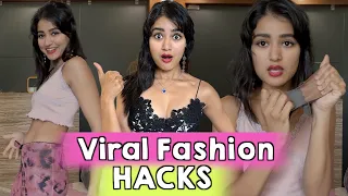 Testing Crazy Viral Fashion Hacks that will BLOW your Mind 🤯 Do they Work?