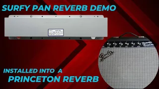 SurfyPan Reverb Tank demo in a Princeton Reverb