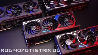 The Most Expensive 4070Ti compared to a 4080, 3090, and 3070ti strix oc. Ft. Asus Strix 4070ti OC.