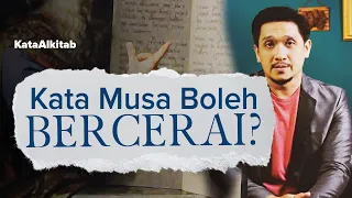 #KataAlkitab - Pasangan Berzinah, Boleh Bercerai? Surat Cerai Pertama Bangsa Israel