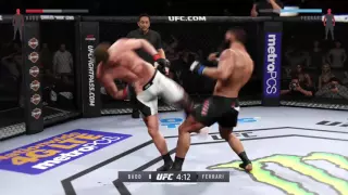 UFC 2 Ultimate Team Big Combo KO!