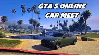 GTA 5 Online Car Meet 🚘 and Minigames 🔥 PS4 🎮 / We Do It Different! 💯