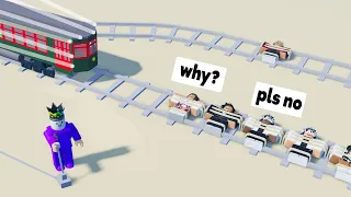I Made WRONG Choices On The Roblox Trolley Game