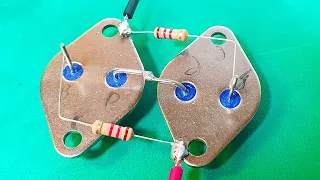 How to make a 12v to 220v inverter with a transistor, creative prodigy #143