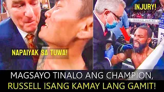 MAGSAYO TINALO ANG CHAMPION, RUSSEL ISANG KAMAY LANG ANG  GAMIT!
