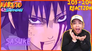 SASUKE 🆚 THE FIVE KAGE | Naruto Shippuden Episodes 203 & 204 | Reaction