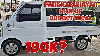 Budget meal suzuki transformer pickup da63t(RCC innove cars) #suzuki #multicab  #japansurplus