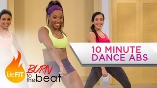 10 Minute Cardio Dance Abs Workout: Burn to the Beat- Keaira LaShae