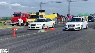 AUDI S3 vs Audi A8 RS6 technik 🚦🚗 drag race 1/4 mile - 4K