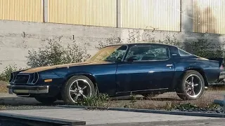 Camaro 1975 gets 70-73 tail and split bumper front. Pt1