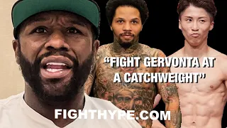 FLOYD MAYWEATHER SOUNDS OFF ON GERVONTA DAVIS P4P VS. NAOYA INOUE; “WOULD LIKE TO SEE” CATCHWEIGHT