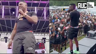 Boosie Shuts It Down At Rick Ross Car Show Performs Wipe Me Down And Crowd Goes Crazy