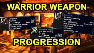 Classic WoW: Warrior Weapon Progression Guide