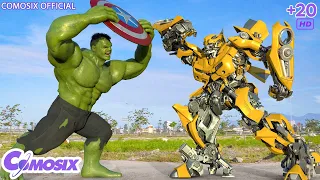 Transformers: The Hulk vs Bumblebee Best Series Of 2023 - EPIC BATTLE | Movie Clip HD