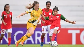 #AFCU16W - M10 Australia 2 - 2 Bangladesh